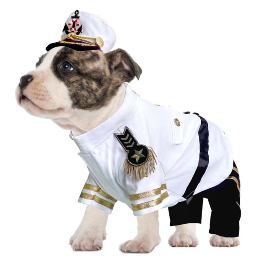 Yacht Admiral Puppe Love/PamPet Halloween Dog Pet Costume